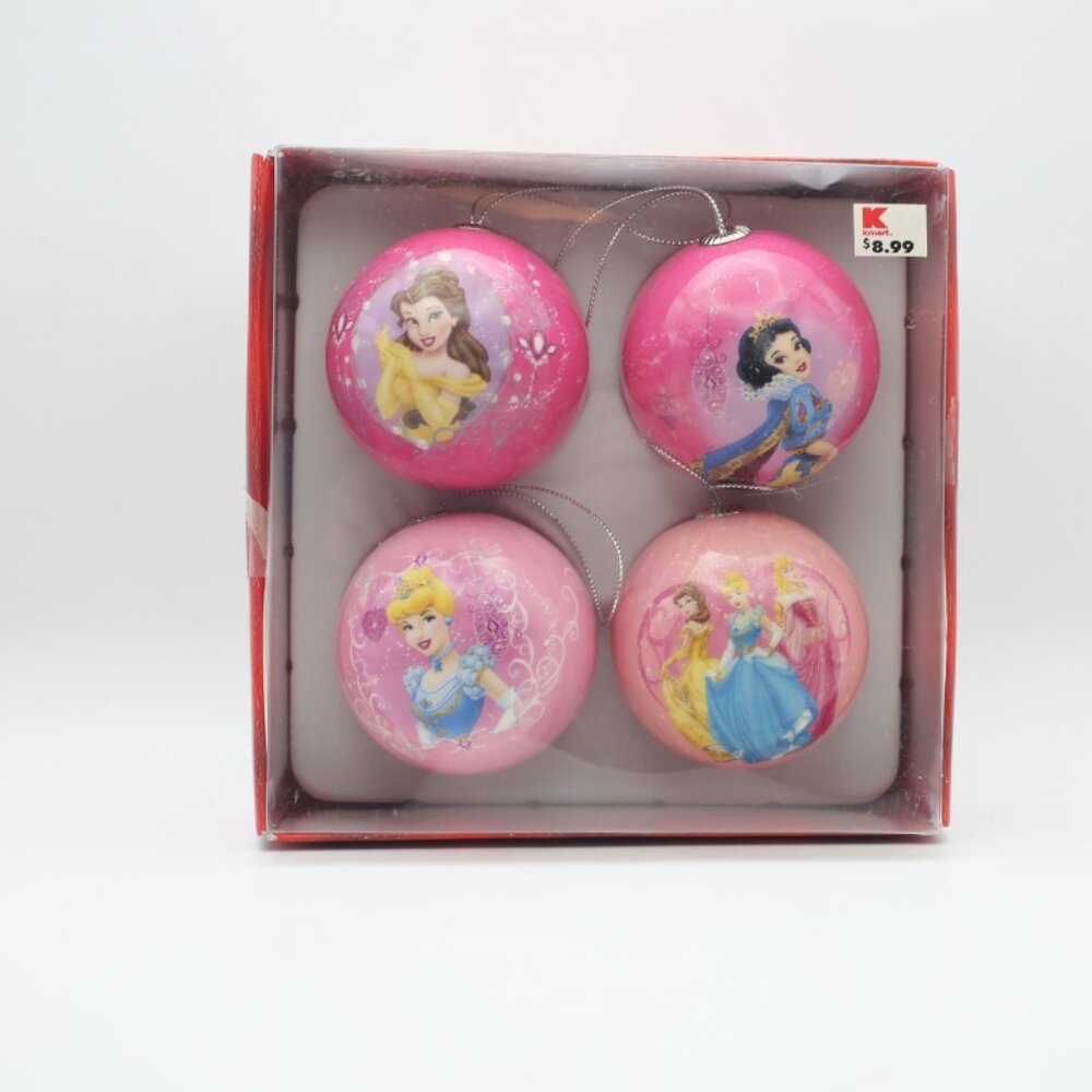 Set of 4 Vintage Disney Princess Ornaments